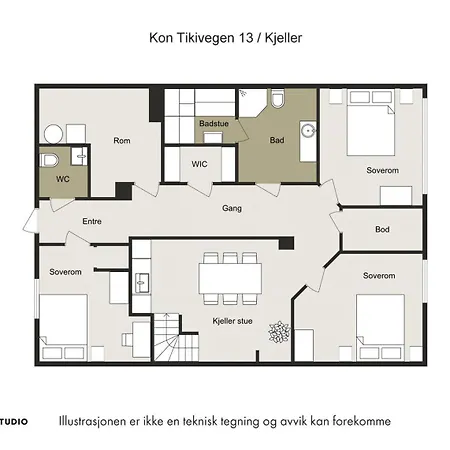 Apartment Sentral, Stor Og Moderne Haugesund